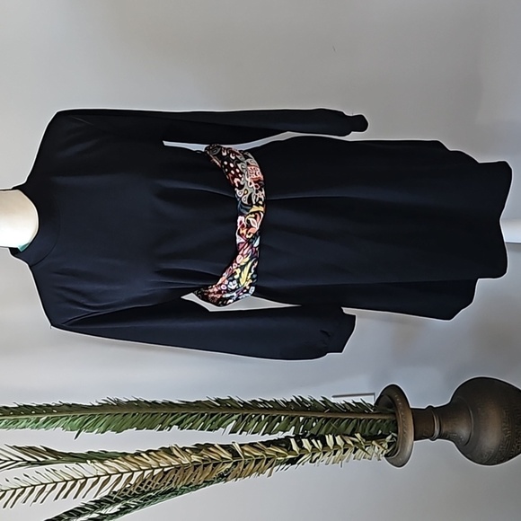 Maurices Black Mock Neck Long Sleeve Zip Back Dress NWT - Picture 11 of 14